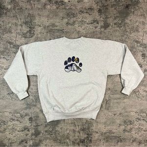 Vintage Grey Russell Athletic Pro Cotton Crewneck Sweatshirt Size Large